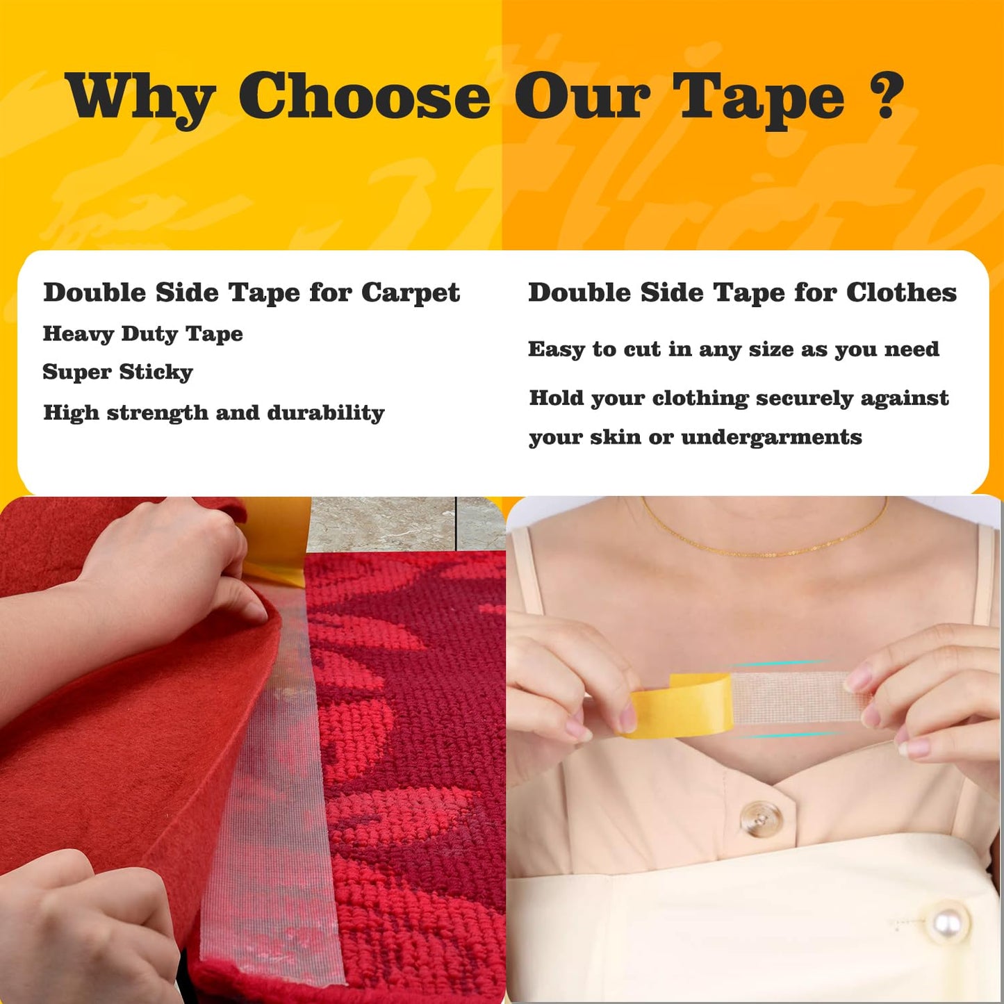 UltraGrip Pro Heavy-Duty Double-Sided Mounting Tape (2 Pcs)